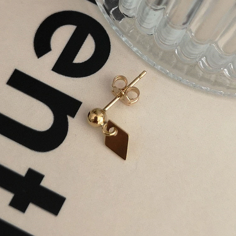 cross zircon ear ring