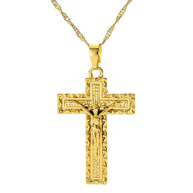 fashion cross chain necklace women neckwear