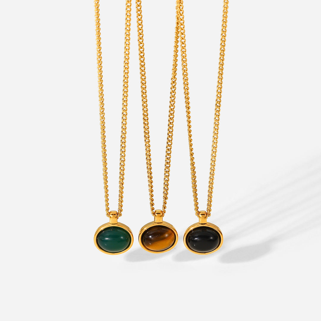 Gold Plated Stainless Steel Chain Necklace Women